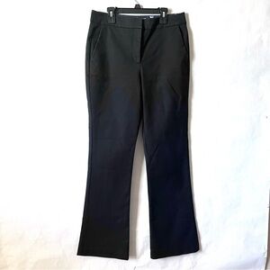 Boden Richmond Black Pants Bootcut Trousers Womens Size 8 Office Flat Front